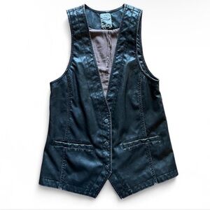 FREE PEOPLE Vegan Leather Vest
